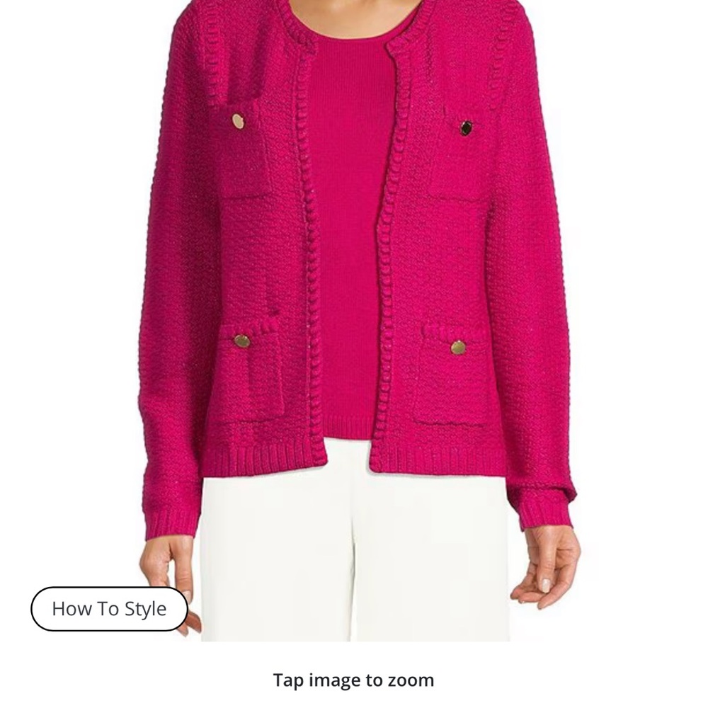 Lilly Pulitzer Pink Cardigan